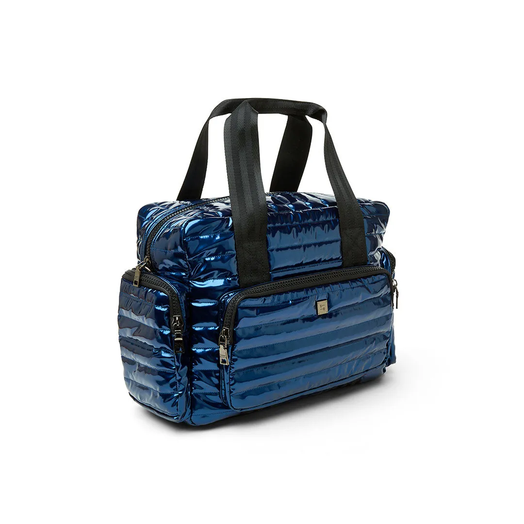 Think Royln Voyager Travel Bag in Glossy Navy