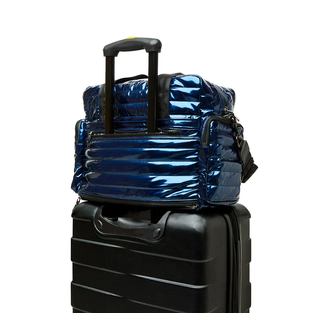 Think Royln Voyager Travel Bag in Glossy Navy