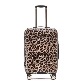 Tosca - 25in Medium 4 Wheel Hard Suitcase - Leopard