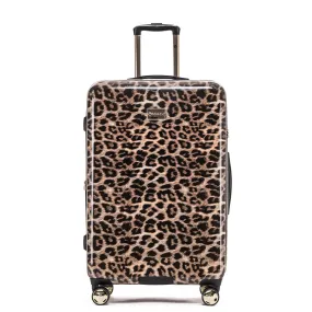 Tosca - 29in Large 4 Wheel Hard Suitcase - Leopard