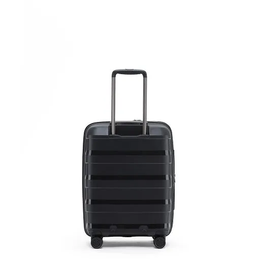 Tosca - Comet 20in Small 4 Wheel Hard Suitcase - Black