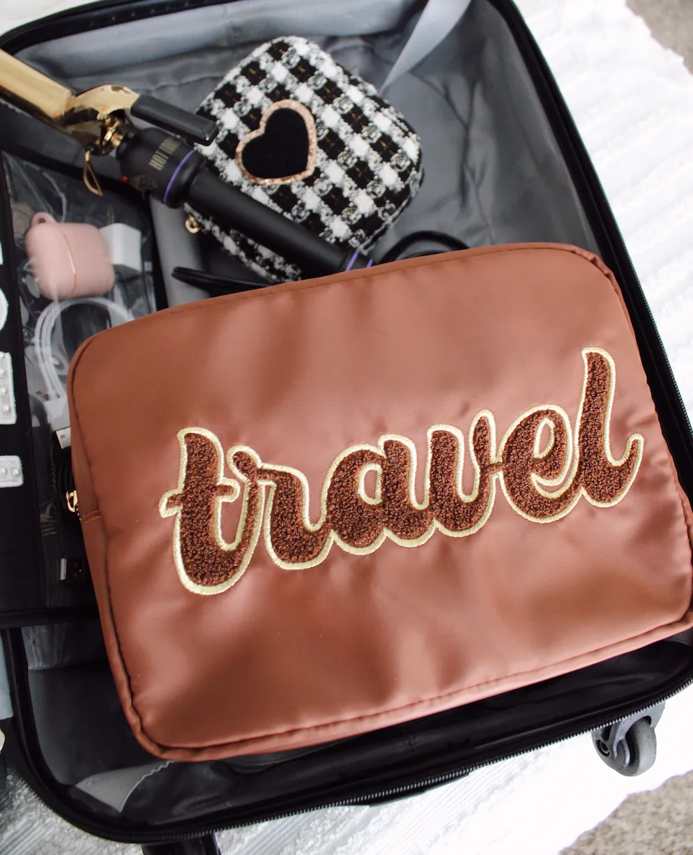 Travel XL - Brown Embroidery