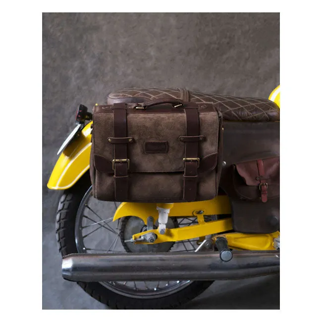 TRIP MACHINE WARRIOR SADDLEBAG - TOBACCO BROWN