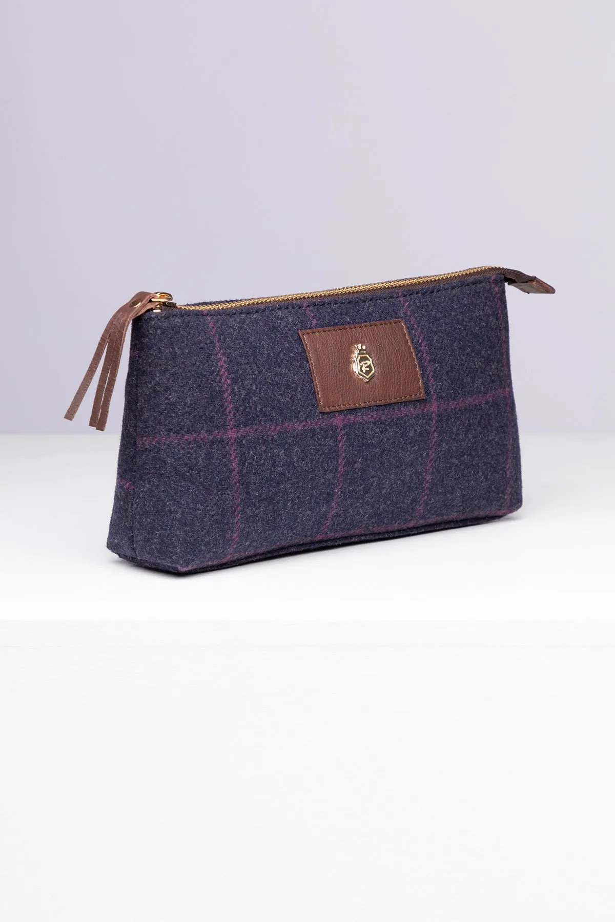 Tweed Makeup Pouch - Helmsley