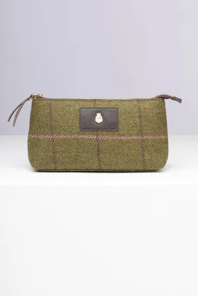 Tweed Makeup Pouch - Helmsley