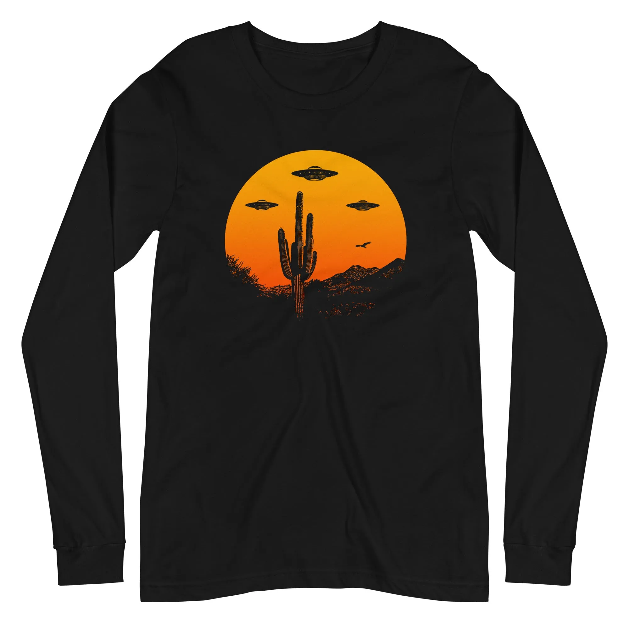 Unisex UFO Country Long Sleeve T-Shirt