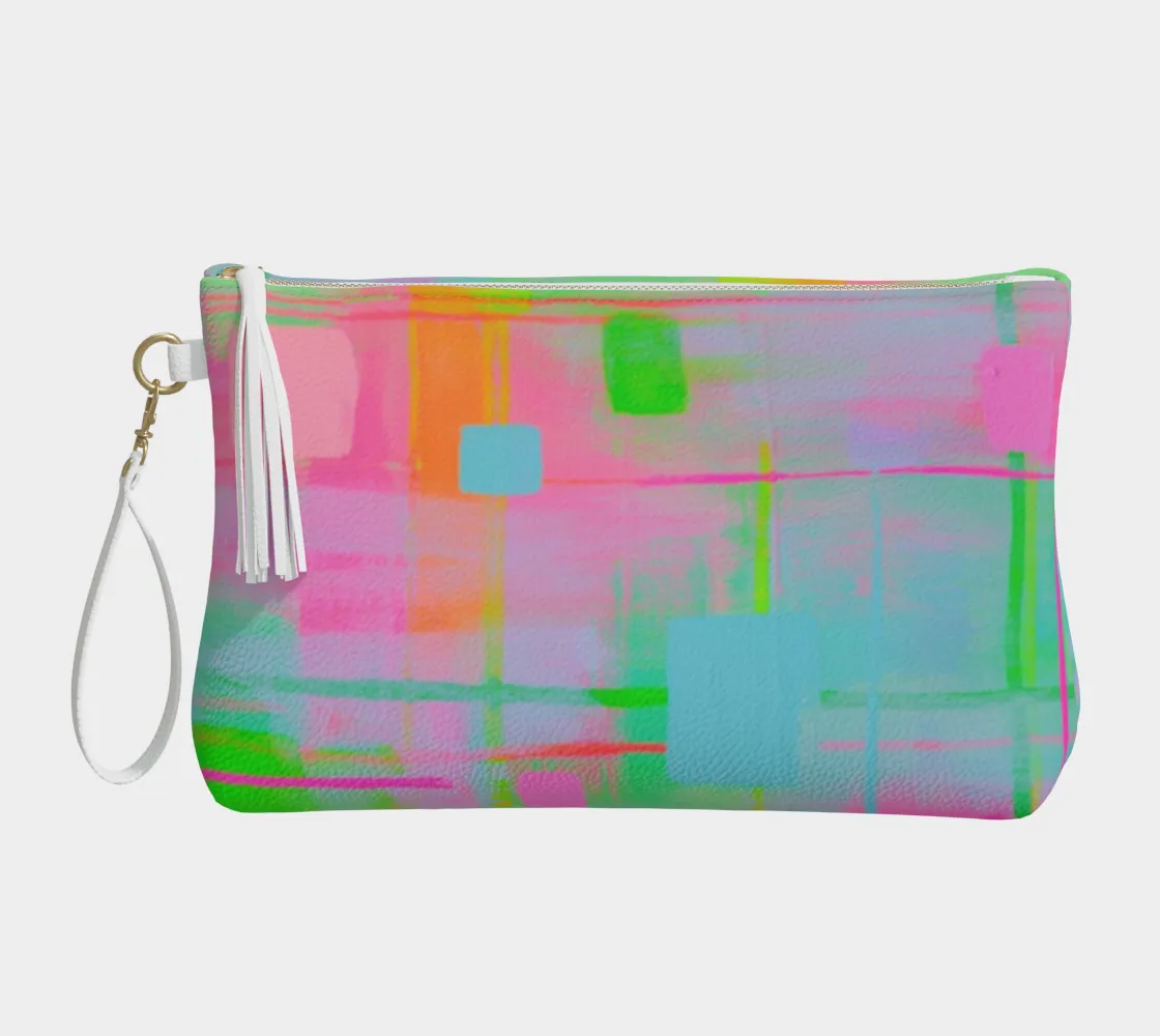 Vegan Leather Accessory Bag *Bright Side*