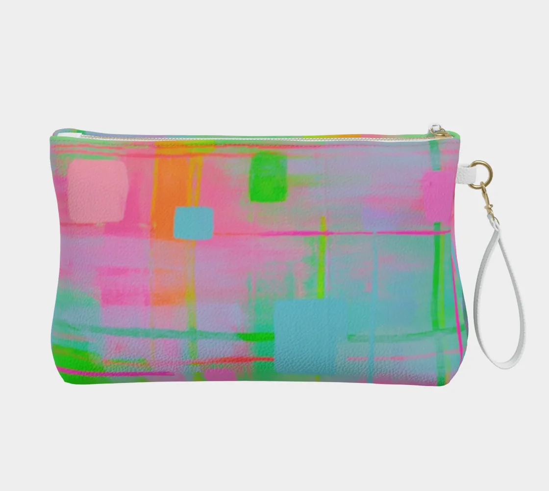 Vegan Leather Accessory Bag *Bright Side*