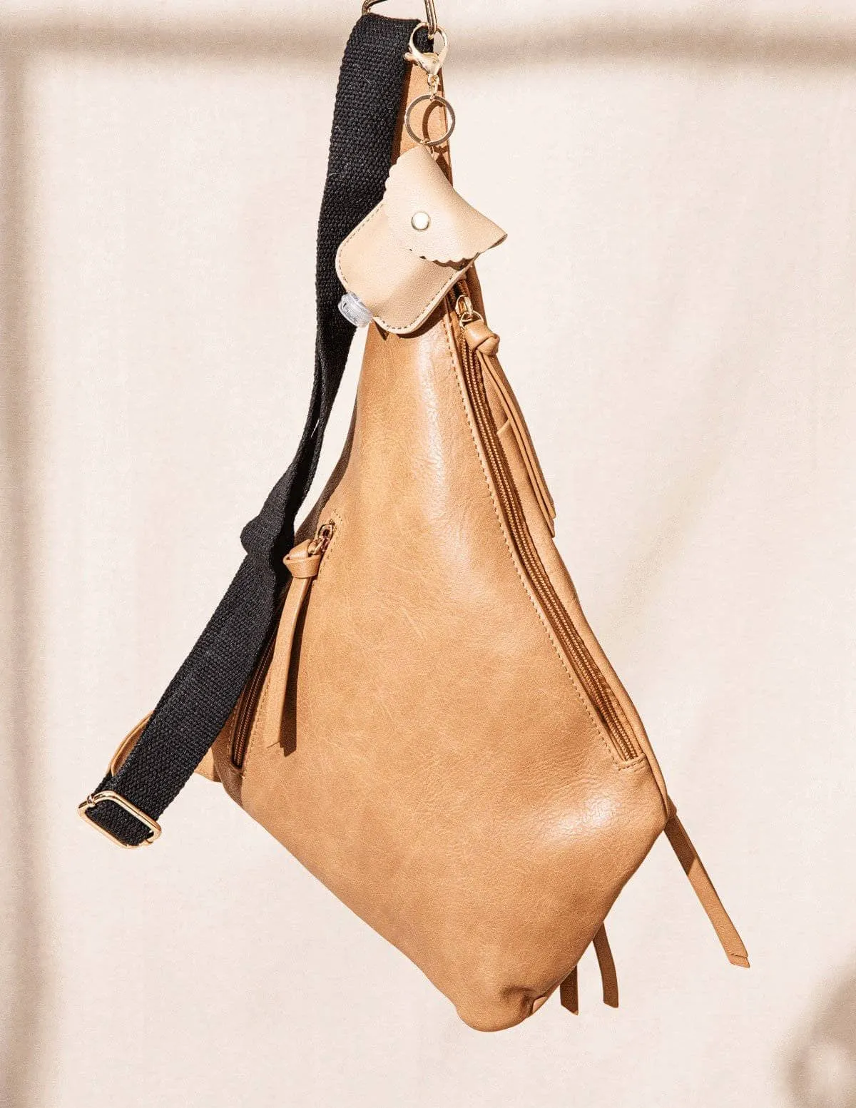 Vegan Leather Crossbody Sling Bag - As-Is-Clearance