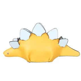 Vegan Stegosaurus Hide Dinosaur Cross-body Mini Clutch Handbag Purse Five Color Options