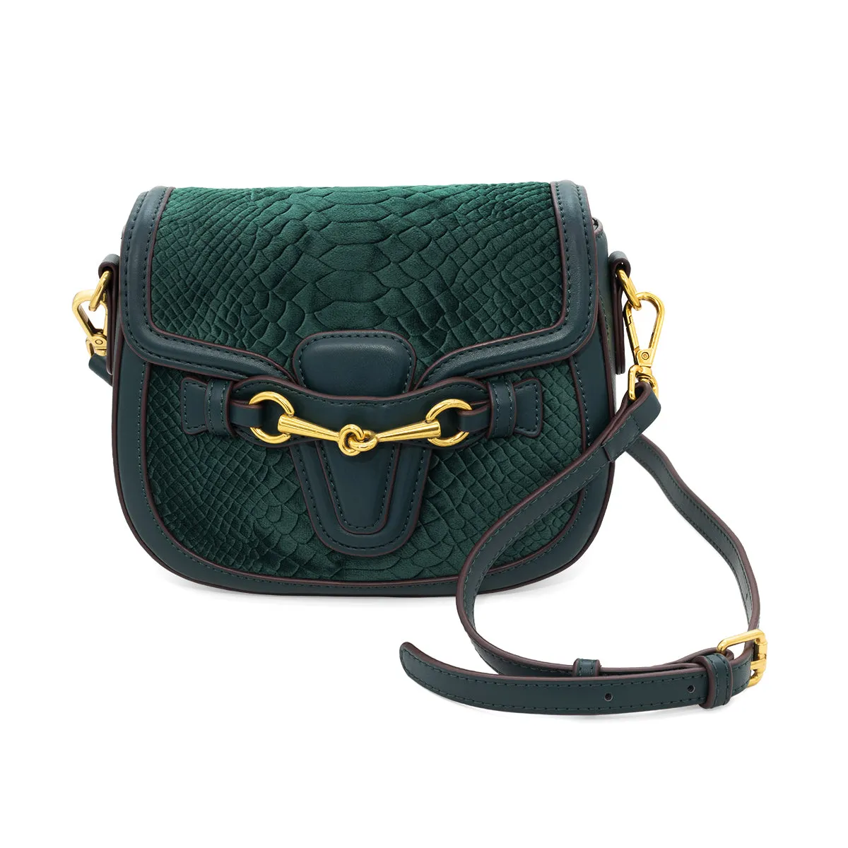 Velvet Bit Crossbody Bag