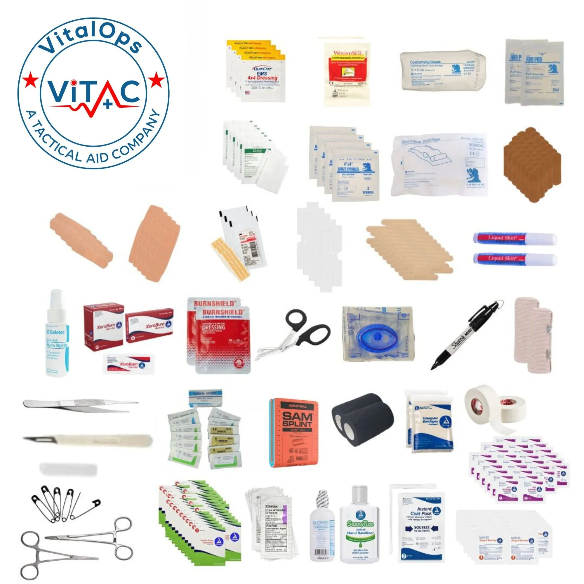 ViTAC First Aid Supply Refill Kit AH – Advanced Home