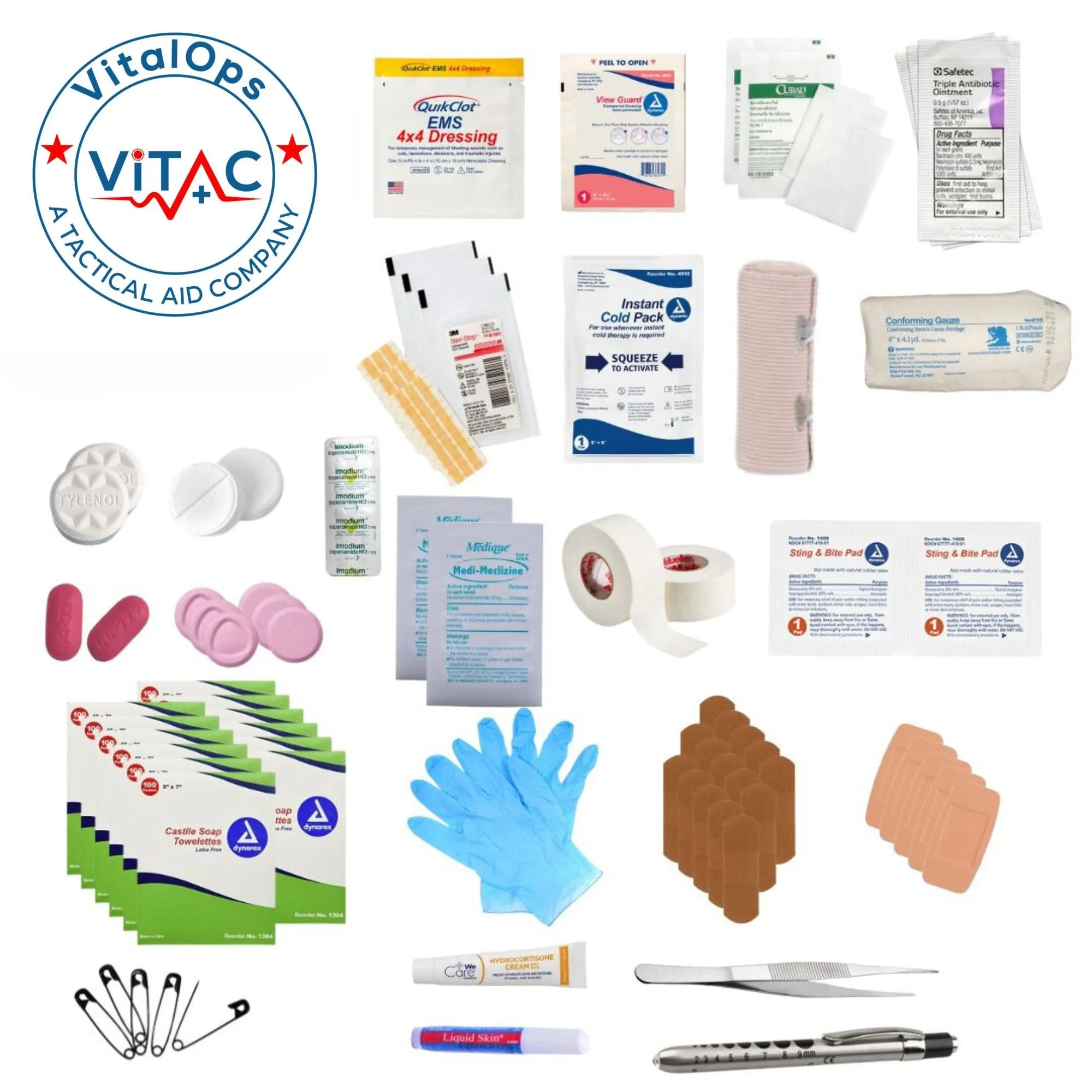 ViTAC First Aid Supply Refill Kit VF – Vehicle