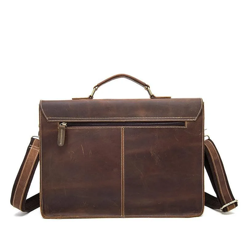 Washington Leather Messenger Bag