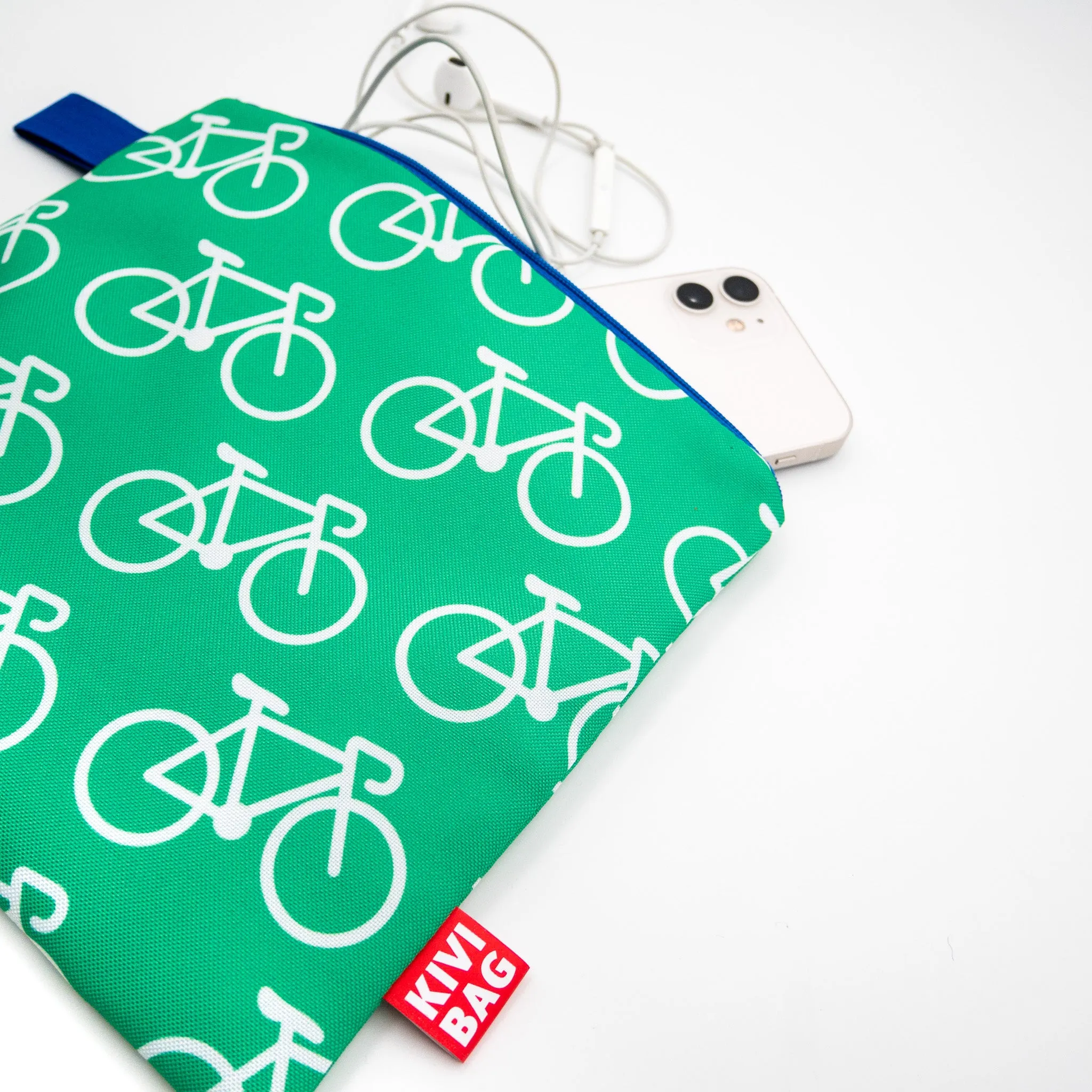 Zipper Bag  (Bike-green)